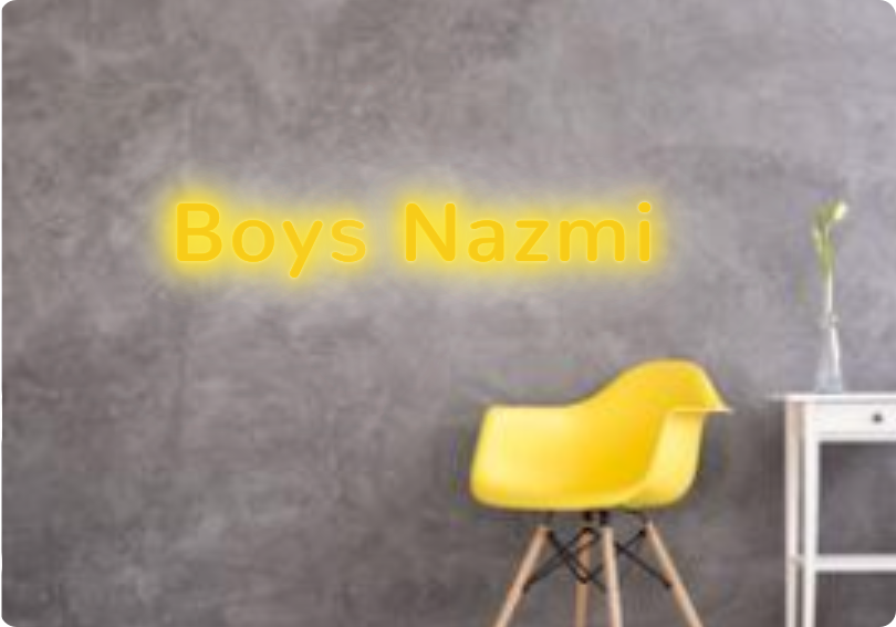 Custom text: Boys Nazmi